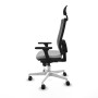 Office Chair with Headrest Piqueras y Crespo 3D026N1 Light grey