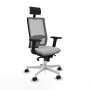 Office Chair with Headrest Piqueras y Crespo 2D026N1 Light grey