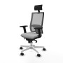 Office Chair with Headrest Piqueras y Crespo 2D026N1 Light grey