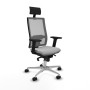 Office Chair with Headrest Piqueras y Crespo 2D086N1 Light grey