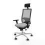 Office Chair with Headrest Piqueras y Crespo 3D026G1 Light grey