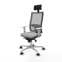 Office Chair with Headrest Piqueras y Crespo 4B086G1 Light grey
