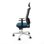 Office Chair with Headrest Piqueras y Crespo 1D026G1 Petroleum green
