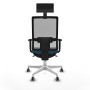 Office Chair with Headrest Piqueras y Crespo 1D026G1 Petroleum green