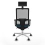 Office Chair with Headrest Piqueras y Crespo 1D026N1 Petroleum green