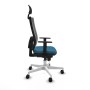 Office Chair with Headrest Piqueras y Crespo 1D026N1 Petroleum green