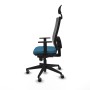 Office Chair with Headrest Piqueras y Crespo 1D066G1 Petroleum green