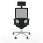 Office Chair with Headrest Piqueras y Crespo 1D086G1 Petroleum green