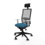 Office Chair with Headrest Piqueras y Crespo 4B066G1 Petroleum green