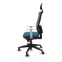 Office Chair with Headrest Piqueras y Crespo 4B066G1 Petroleum green