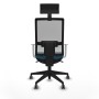 Office Chair with Headrest Piqueras y Crespo 4B066G1 Petroleum green