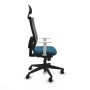 Office Chair with Headrest Piqueras y Crespo 4B066N1 Petroleum green