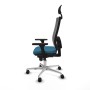 Chaise de Bureau avec Appui-tête Piqueras y Crespo 3D086N1 Vert pétrole