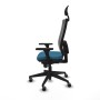 Office Chair with Headrest Piqueras y Crespo 3D066G1 Petroleum green