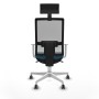 Office Chair with Headrest Piqueras y Crespo 4B026G1 Petroleum green