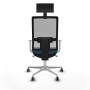 Office Chair with Headrest Piqueras y Crespo 4B086G1 Petroleum green