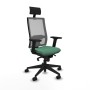 Office Chair with Headrest Piqueras y Crespo 2D066N1 Emerald Green