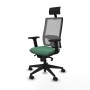 Office Chair with Headrest Piqueras y Crespo 2D066N1 Emerald Green