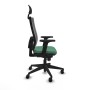 Office Chair with Headrest Piqueras y Crespo 2D066N1 Emerald Green