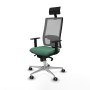 Office Chair with Headrest Piqueras y Crespo 1D086G1 Emerald Green