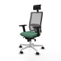 Office Chair with Headrest Piqueras y Crespo 2D026N1 Emerald Green