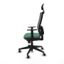 Office Chair with Headrest Piqueras y Crespo 1D066G1 Emerald Green