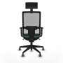Office Chair with Headrest Piqueras y Crespo 1D066G1 Emerald Green