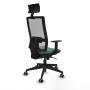 Office Chair with Headrest Piqueras y Crespo 1D066G1 Emerald Green
