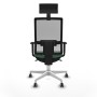 Office Chair with Headrest Piqueras y Crespo 1D026G1 Emerald Green