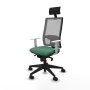 Office Chair with Headrest Piqueras y Crespo 4B066N1 Emerald Green