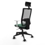 Office Chair with Headrest Piqueras y Crespo 4B066N1 Emerald Green
