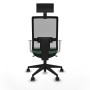 Office Chair with Headrest Piqueras y Crespo 4B066N1 Emerald Green