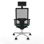 Office Chair with Headrest Piqueras y Crespo 1D086N1 Emerald Green