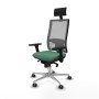 Office Chair with Headrest Piqueras y Crespo 3D086G1 Emerald Green