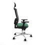 Office Chair with Headrest Piqueras y Crespo 3D086N1 Emerald Green