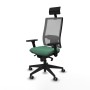 Office Chair with Headrest Piqueras y Crespo 3D066G1 Emerald Green