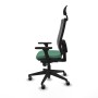Office Chair with Headrest Piqueras y Crespo 3D066G1 Emerald Green