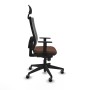 Chaise de Bureau avec Appui-tête Piqueras y Crespo 1D066G1 Brun foncé
