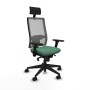 Chaise de Bureau avec Appui-tête Piqueras y Crespo 3D066N1 Vert émeraude