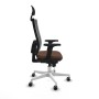 Chaise de Bureau avec Appui-tête Piqueras y Crespo 2D026G1 Brun foncé