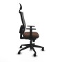 Chaise de Bureau avec Appui-tête Piqueras y Crespo 1D066N1 Brun foncé