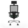 Chaise de Bureau avec Appui-tête Piqueras y Crespo 3D026N1 Vert émeraude