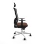 Chaise de Bureau avec Appui-tête Piqueras y Crespo 1D026G1 Brun foncé