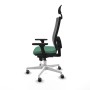 Chaise de Bureau avec Appui-tête Piqueras y Crespo 3D026G1 Vert émeraude