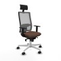 Chaise de Bureau avec Appui-tête Piqueras y Crespo 1D026N1 Brun foncé