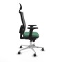 Chaise de Bureau avec Appui-tête Piqueras y Crespo 2D086G1 Vert émeraude
