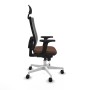 Chaise de Bureau avec Appui-tête Piqueras y Crespo 2D026N1 Brun foncé