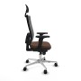 Chaise de Bureau avec Appui-tête Piqueras y Crespo 2D086N1 Brun foncé