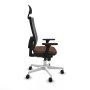 Office Chair with Headrest Piqueras y Crespo 3D026N1 Dark brown