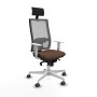 Chaise de Bureau avec Appui-tête Piqueras y Crespo 4B026G1 Brun foncé